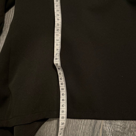 Drape Open Front Blazer Jacket Black Size Small - Picture 7 of 7